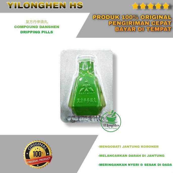 Ready  Compound Danshen Dripping Pills Obat Jantung Fufang Danshen Di Wan