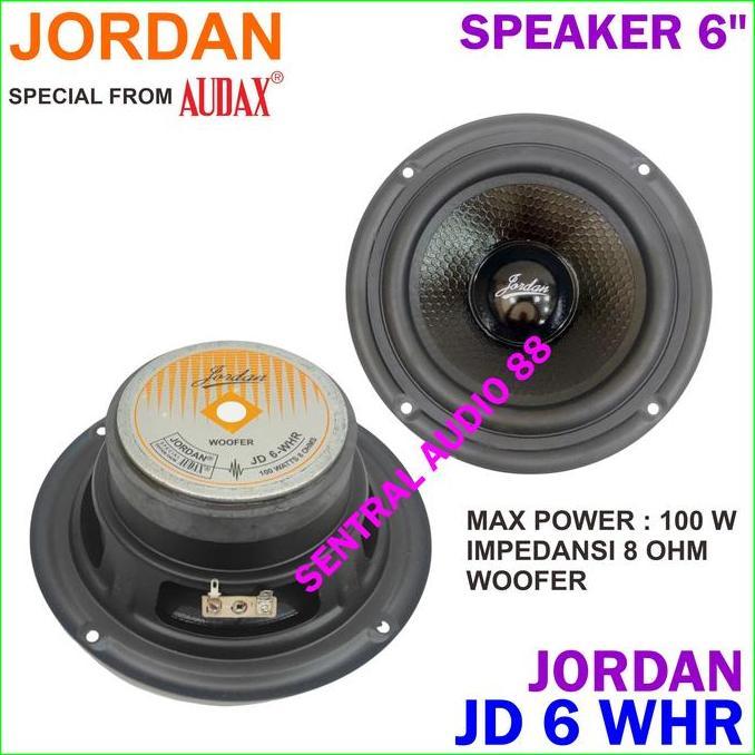 Promo Woofer 6 Inch Jordan JD 6 WHR Speaker Jordan JD 6WHR Wofer by AUDAX 6" 6in Original Diskon