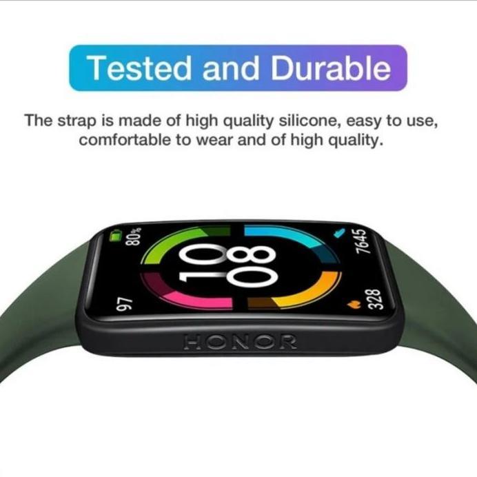 Strap Silikon for Huawei Band 6 / Honor Band 6 / Honor Band 7 murah
