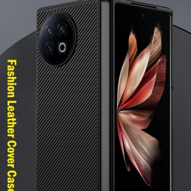 Premium Carbon Fiber Leather Case for Vivo X Fold 2