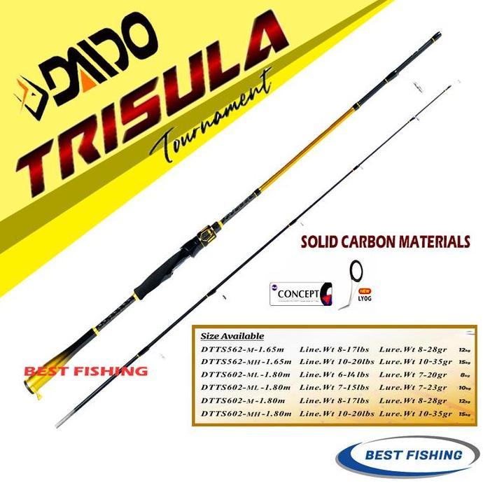 Joran Daido Trisula Tournament Solid Carbon 165Cm 180Cm - Joran Pancin