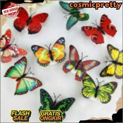 LAMPU KUPU2 KUPU-KUPU BUTTERFLY NIGHT LED LIGHT TIDUR MALAM Grosir