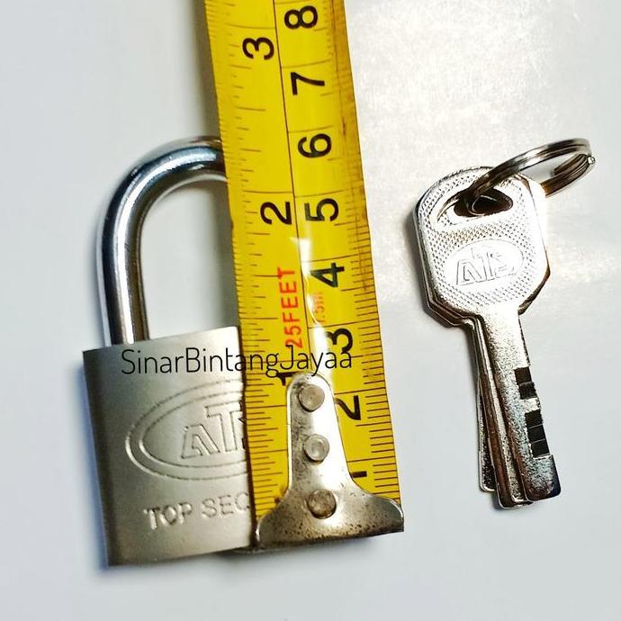 ATS KUNCI GEMBOK 40MM LEHER PENDEK /KUNCI GEMBOK 40MM ATS LEHER PENDEK