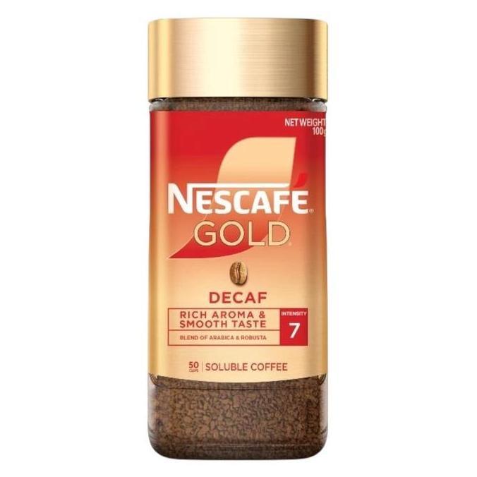 Nescafe Gold Decaf / Nescafe Gold Smooth & Rich / Kopi Nescafe Jar 100gr murah