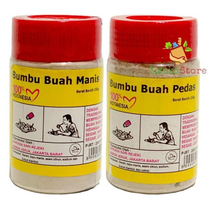 Garam Buah Cap Elang/ Bumbu Kiamboy / Garam Buah Pedas dan Manis 150gr murah