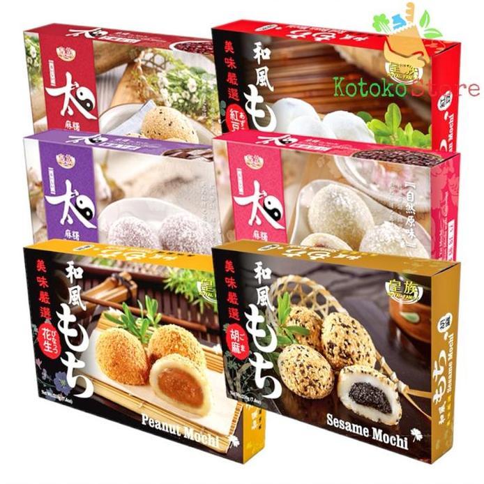 Royal Family Mochi Taiwan / Mochi Taiwan Pack / Mochi Aneka Rasa 210gr murah