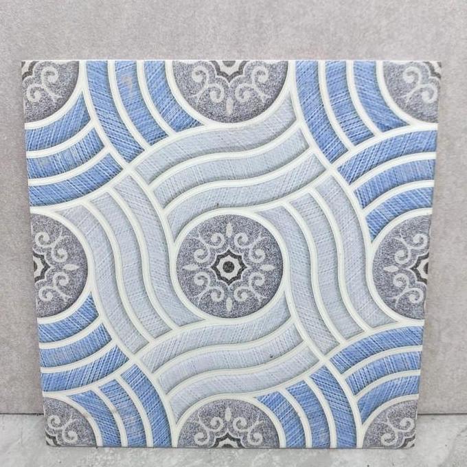 KERAMIK 20X20 BIRU KASAR