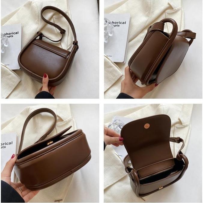 Tas Wanita Top Handle Kulit Jinjing Korea Underarm Shoulder Bag Bahu Ketek "Tas M10