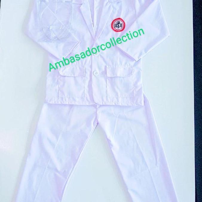 DISKON Jas dokter anak / Baju dokter anak / Baju anak profesi dokter/ Baju dokter anak laki-laki & p