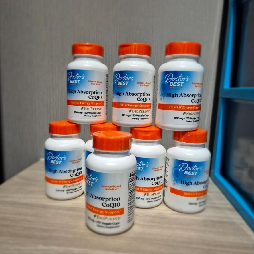 Doctor Best High Absorption Coq10 With Bioperine 120 Capsules Vegans Original