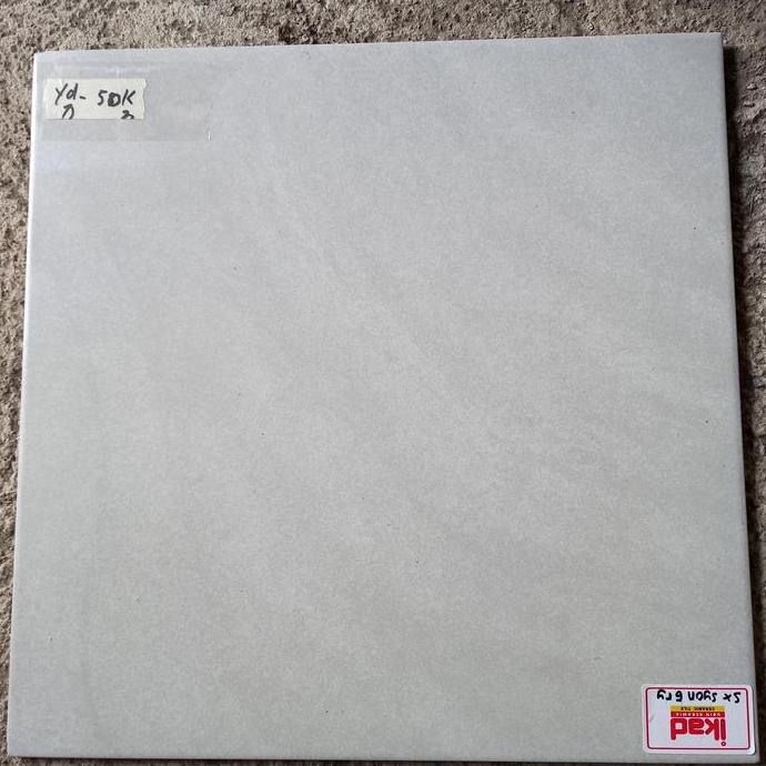 KERAMIK 40x40 MATT ABU SYON GREY IKAD