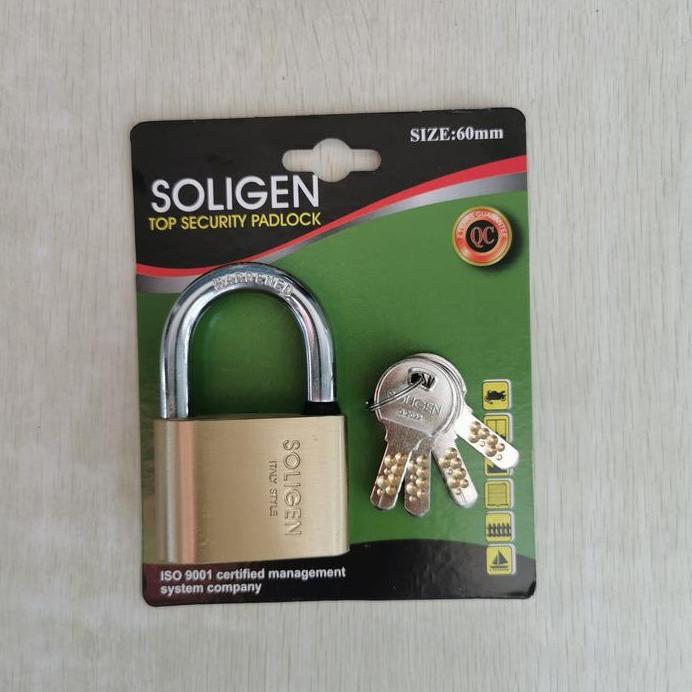 gembok soligen per komputer 60mm