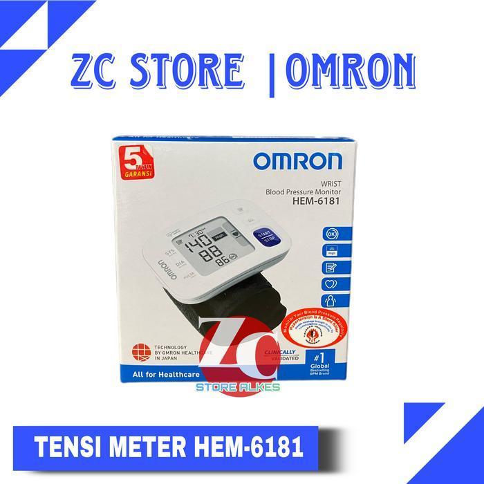 OMRON HEM-6181 Tensimeter Digital Alat Ukur Tensi Darah HEM6181