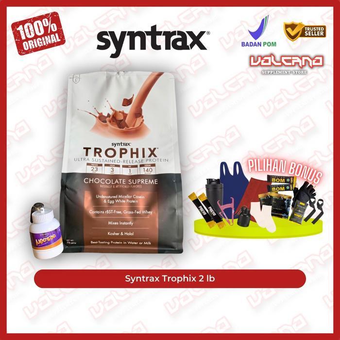 Syntrax Trophix 2 lb lbs Sustained Release Protein whey egg casein