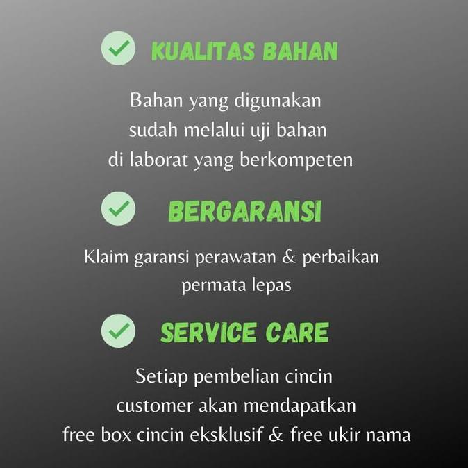 Cincin hitam nikah couple tunangan kawin perak palladium platinum emas perak H67