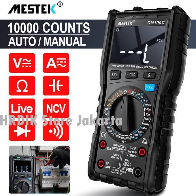 LABAZA Digital Multimeter DM100C Mestek Multitester Voltage Current DM-100C