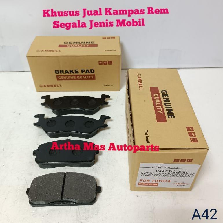 KAMPAS REM DEPAN STARLET KOTAK EP70 EP71 BRAKE PAD STARLET EP70 EP71