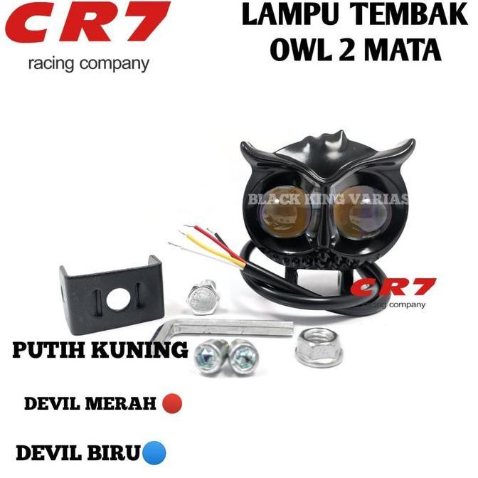 Lampu Tembak Owl 2 Mata Lampu Tembak Laser LED D2 Owl 2 Warna Waterproof Lampu Burung Hantu