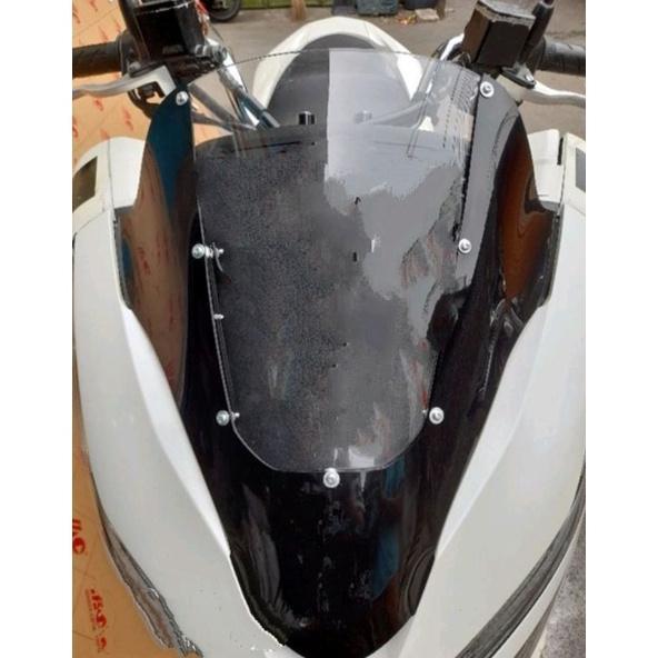 Windshield/Visor PCX 150 model two tone/kombinasi