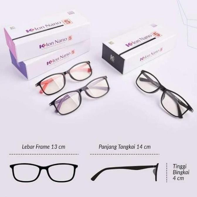  Kacamata K-ion Nano K-link Premium 5 ASLI K-LINK Hitam