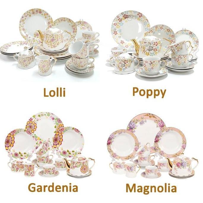 Bestone- Dinner set vicenza / Perangkat makan Vicenza D88