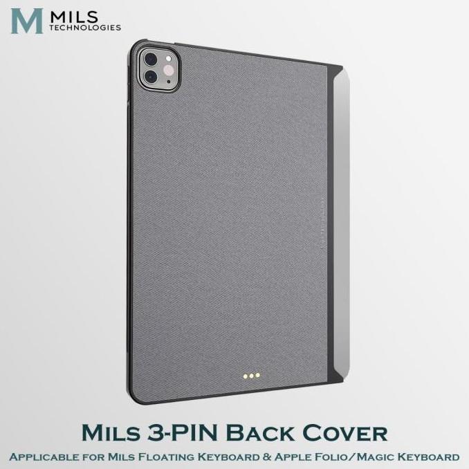 MILS 3 Pin Case / Back Cover / Casing for Magic Keyboard Smart Folio Keyboard Floating Keyboard iPad