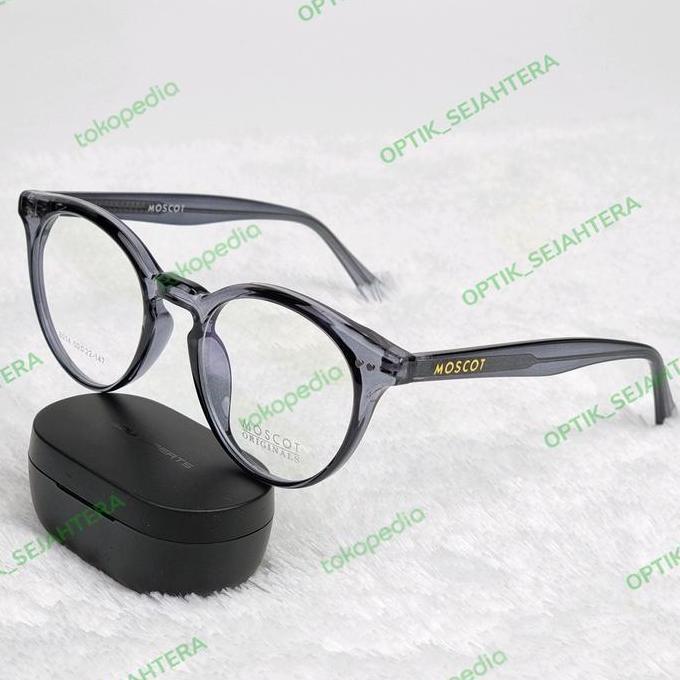 frame kacamata Moscot Pria wanita kacamata minus antiradiasi supershin
