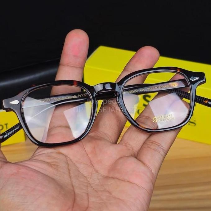 Frame kacamata moscot VANTZ paket lensa crizal drive