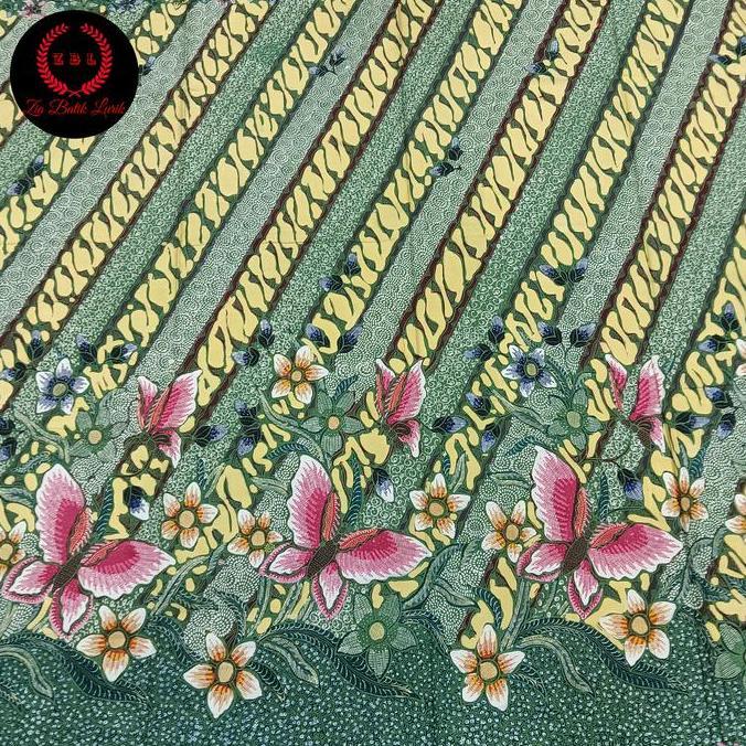 Kain batik asli full tulis hokokai butterfly