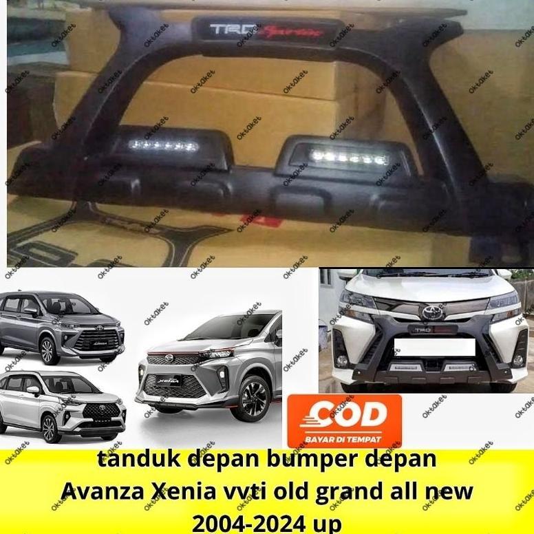 tanduk depan bumper depan Luxury TRD Sportivo Avanza Xenia Veloz vvti old grand all new 2004 2008 20