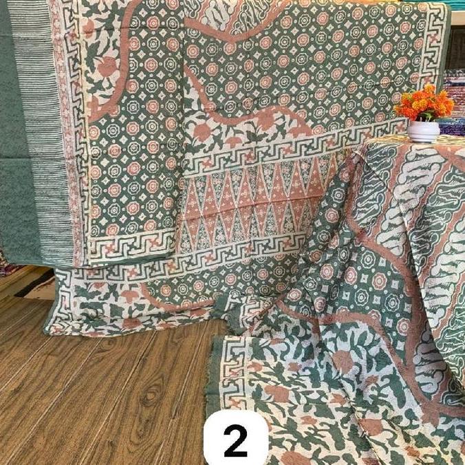 KAIN BATIK VISCOSE SEMI SUTRA SARIMBIT COUPLE CAP TULIS BATIK FARIZA