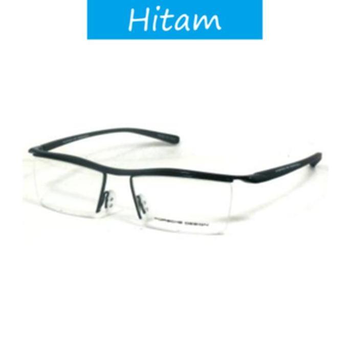 (sale) Kacamata Half Frame Sport Titanium Minus Anti Radiasi