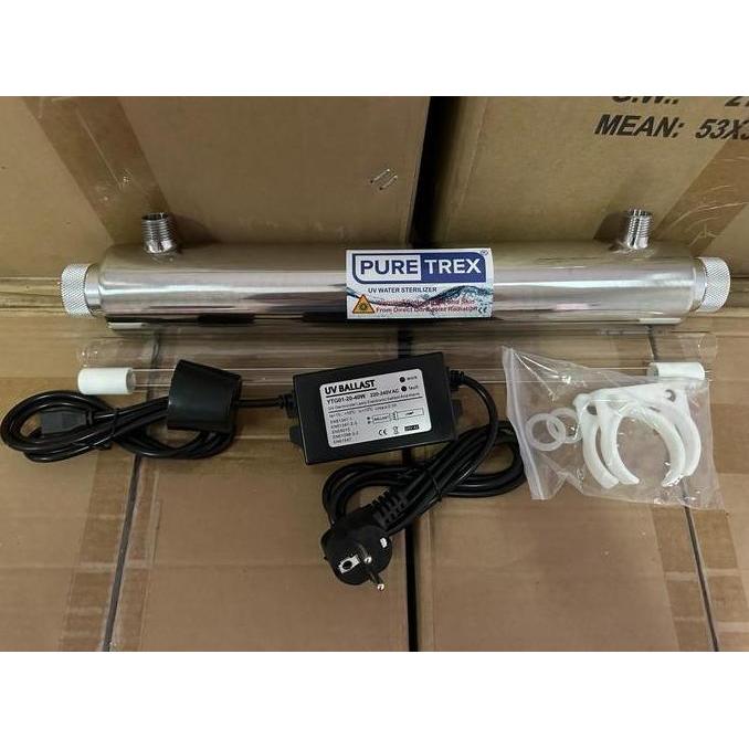 PUREtrex UV Water Sterilizer 6GPM 25 Watt | RO Lampu Ultra Violet DISKON