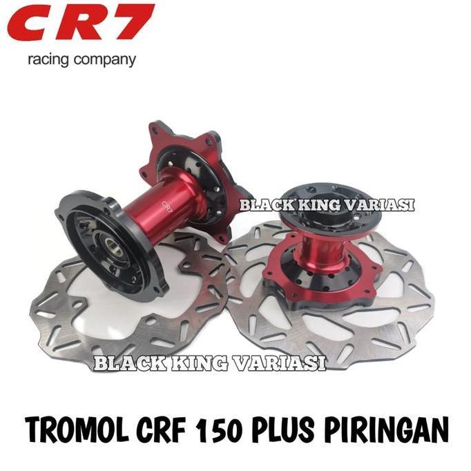 Tromol CRF 150 Set Plus Piringan Tromol Set Depan Belakang CRF 150 Tromol CRF 150 36 Hole
