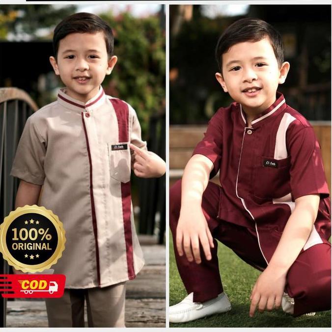 Setelan Muslim Koko Anak Al-Qorni (one set) by El-fath