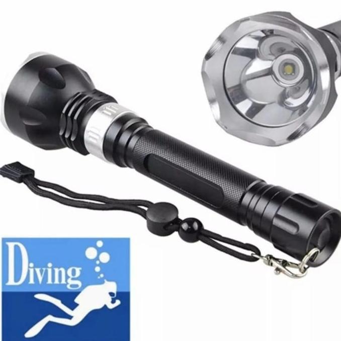 senter selam T6 LED Diving