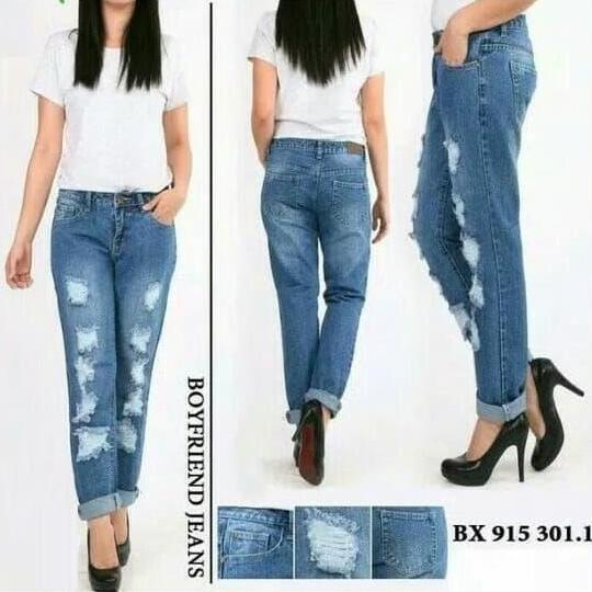 Boyfriend Jeans JUMBO Ripped Tidak Tembus. CK 915 720/717/719