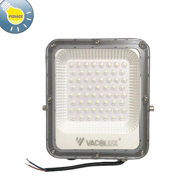 Lampu LED Sorot 50W VACOLUX VL-6101 Flood Light Outdoor - Putih 6000K