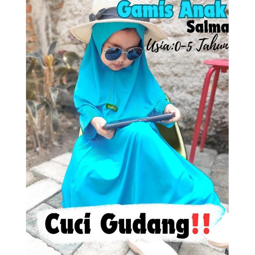 Baju Gamis Anak Perempuan Baju Muslim Bayi Perempuan umur 1 - 4 Tahun