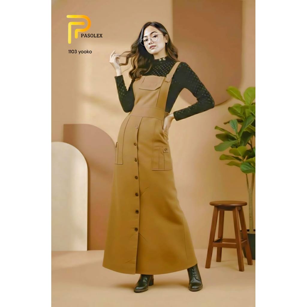 PASOLEX Overall Gamis Wanita YOOKO 1103