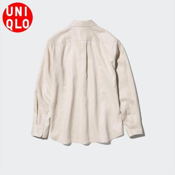 UNIQLO Kemeja Premium n Lengan Panjang Wanita Shirt Orinal