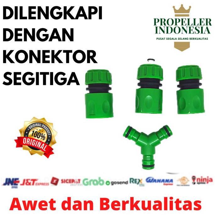 Lansungkirim- Sambungan Selang Air Paket Quick Connector Selang Konektor Y /Segitiga