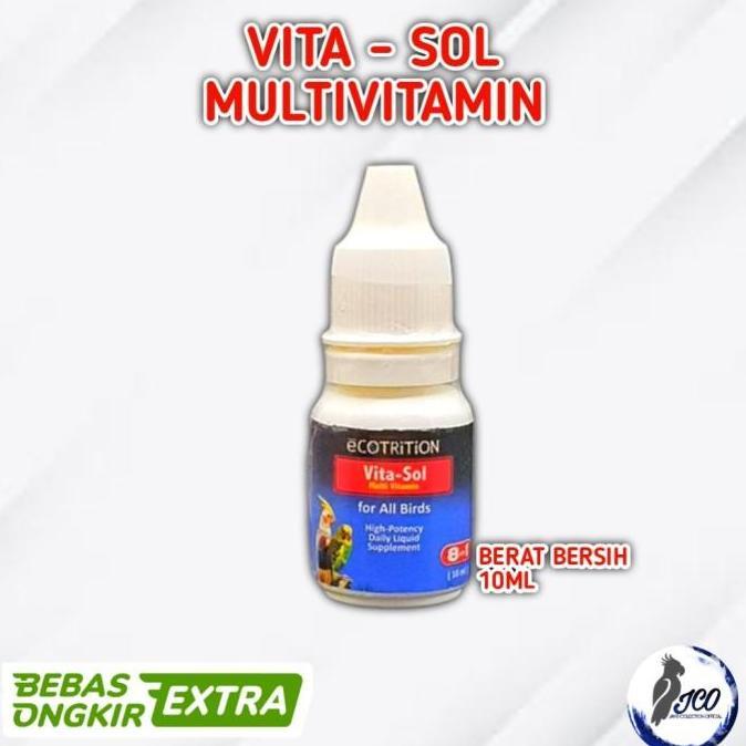 Brixd- Vitasol Ecotrition Multivitamin Burung Vita Sol Vitamin Burung Vitasol
