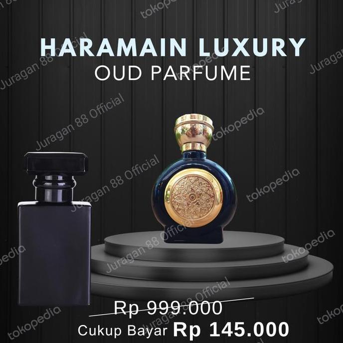 Laristerbaik- Parfum Haramain Luxury Dipakai Imam Masjidil Haram Haji Mekah Madinah Wanginya Raudhah