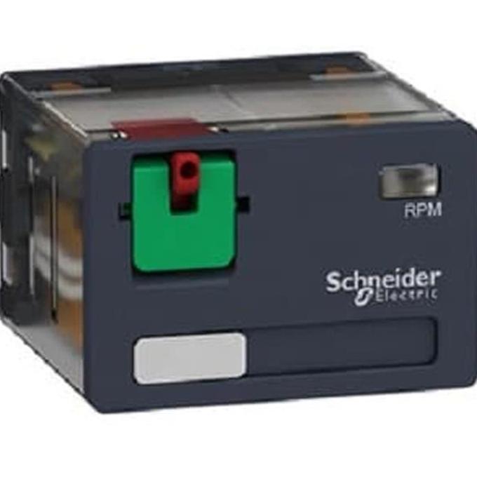 Schneider Relay Plug In 4Co 15A Dengan Led 12Vdc Rpm42Jd Socket 2Co 2 Nc Change Over Contact Untuk R