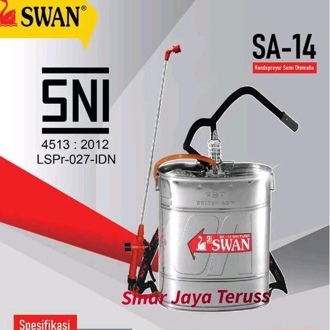 Bagus Sprayer Swan Sa 14 # Hand Sprayer Swan 14 Liter