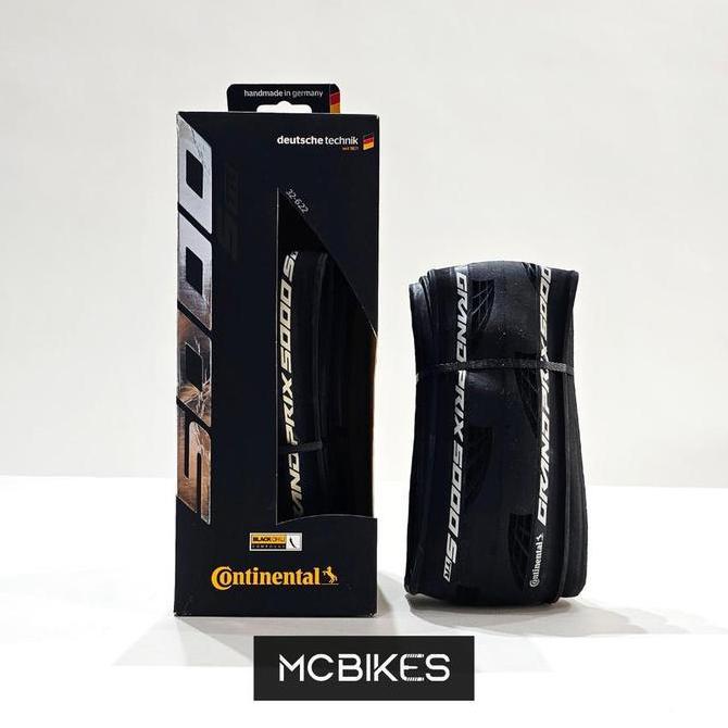 Promo Ban Luar Continental GP5000 S TR 700x32 Tubeless Ready - Black / Black Diskon