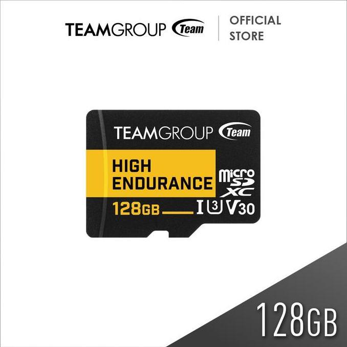 TEAMGROUP High Endurance MicroSDXC V30 U3 UHS-1 128GB No Adapter