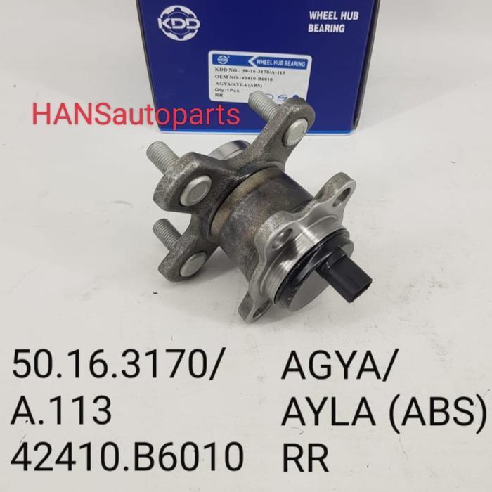 Bearing Laher Laker Wheel Hub Bearing Belakang Agya Ayla Abs Original Dan Terpercaya