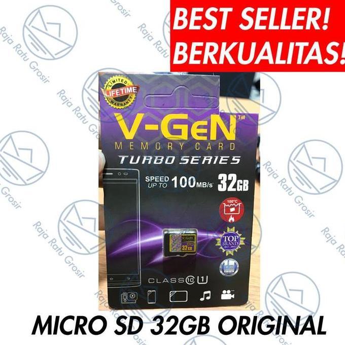 ORIGINAL MICRO SD CARD VGEN 32GB TURBO CLASS 10